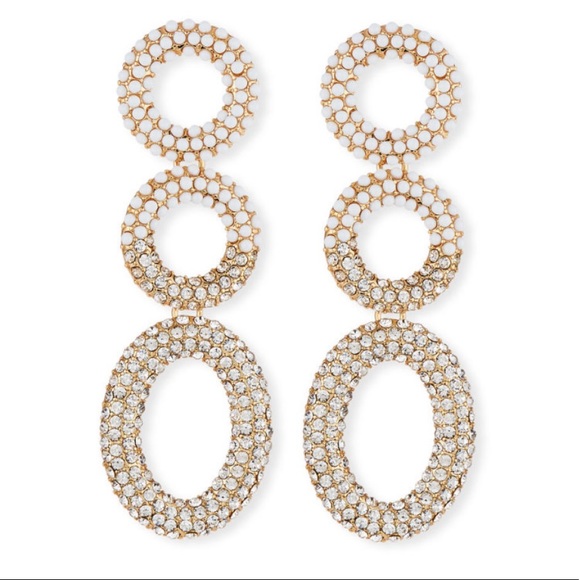 BaubleBar Jewelry - BaubleBar Mini Triple Hoop Drop Earrings